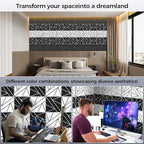 8 Pack 2-Layer Soundproof Wall Panels, 1.2lb/ft* High Density, Thicker 0.43 in - Image 5