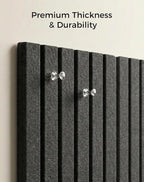 Aothia 12-Pack Felt Bulletin Board Tiles 48"x36", Modular Pin Board - Image 3
