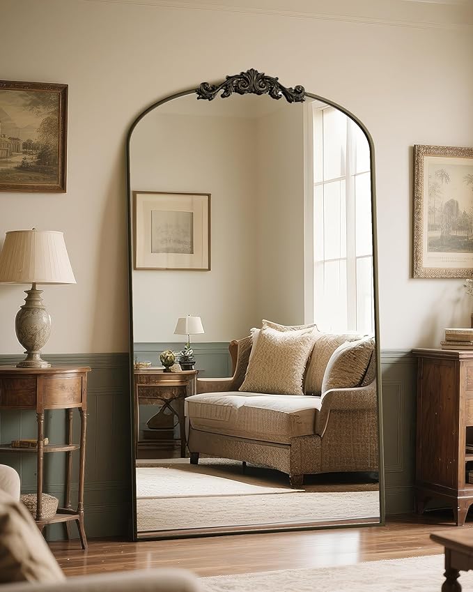 Antok Arched Full Length Mirror, Full Body Mirrors - Image 3