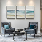 Framed Abstract Coastal Wall Art - Image 4