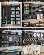 Slatwall Panels 4'x8' Garage Wall Organizer - Image 4