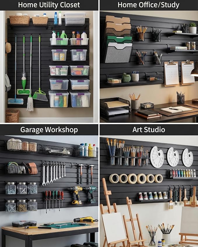 Slatwall Panels 4'x8' Garage Wall Organizer - Image 4