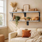 BAYKA Wall Shelves for Bedroom Decor, Floating Shelves for Living Room Kitchen - Image 4