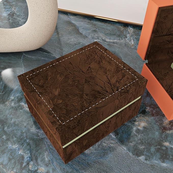 Wallercity Deep Brown Self Adhesive Velvet Wallpaper Peel and Stick Soft Touch - Image 4