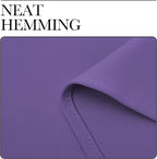 NICETOWN Kitchen Curtains, Short Blackout Drapes, Lilac Purple, Thermal - Image 6