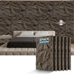 3D Faux Stone Wall Panels, Lightweight & Waterproof Accent Marble Rock Skin - Image 5