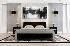 VHMING Black Abstract Wall Art Decor Black and White Painting Pop Culture Wall - Image 4