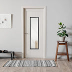 13.5 x 49.5 Inch White Rectangular Large Wall Mirror - Image 5
