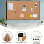 Extra Large Cork Bulletin Board 96" X 48", Foldable Notice Pin Board - Image 5