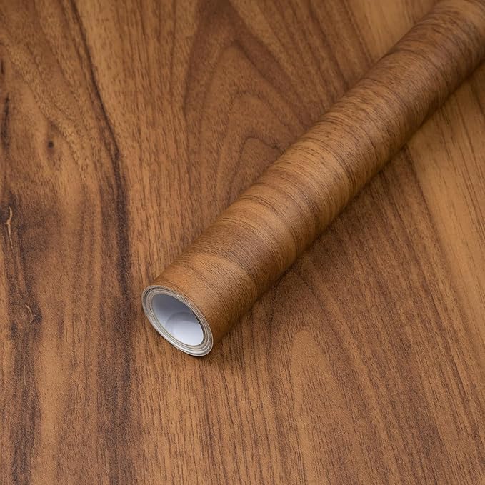 Decoroom Wood Grain Contact Paper Peel and Stick, Vintage Thicken Wood Contact by Arrost