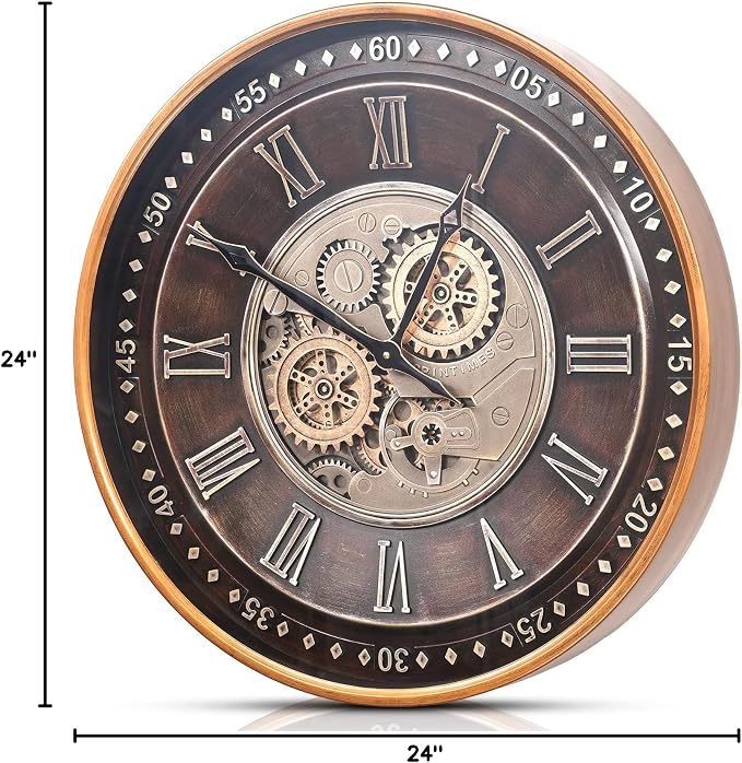 CLXEAST 24 Inch Wall Clock - Image 10