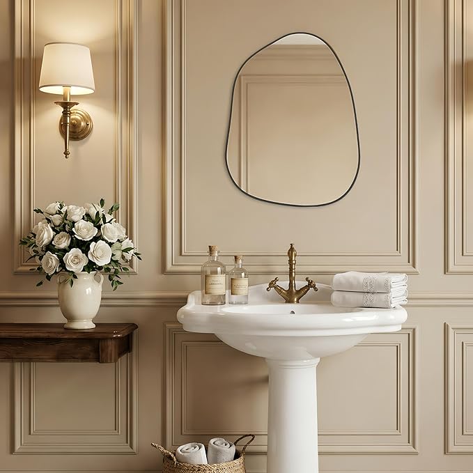 PERFNIQUE Irregular Wall Mirror Asymmetrical Mirror, Decorative Modern Wall - Image 5