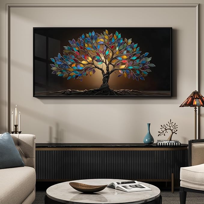 Large Framed Tree of Life Wall Art - Image 4