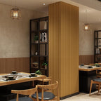 Peel and Stick PVC Slat Wall Panels, Wood Grain Self-Adhesive Soundproof - Image 3