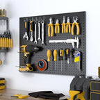 Spampur Peg Board, 4 Pack Metal Pegboard Panels - Image 2