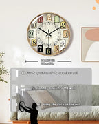 Decorative Wall Clocks Batterys Operated, Retro Wall Clock - Image 6
