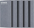 5 Pack Acoustic Panels, 47.2 x 23.6 x 0.35 Inch Sound Proof Panels by TO-TH