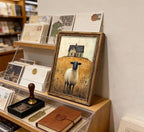Vintage Gold Framed Wall Art Retro Country Sheep Oil Painting Canvas Prints - Image 7