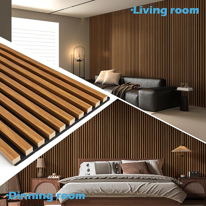 Art3d 4-Pack 48" x 24" Acoustic Wood Panels - Image 3