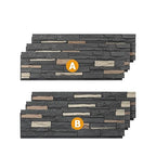 ROOMTEC 6-Packs Faux Stone Wall Covering Panels by ROOMTEC