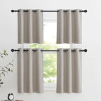NICETOWN Valances for Bedroom, Farmhouse Windows Blackout Thermal Insulated - Image 7