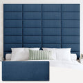 IF NOW Upholstered Wall Mounted Headboard, 3D Soundproof Wall Panels Peel and by IFNOW