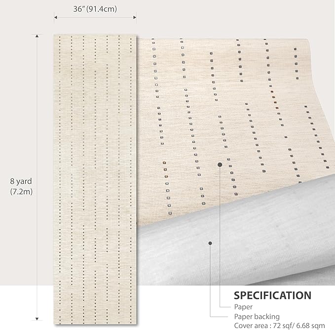 Ansehan Wallcovering HA6001 Skyscraper Collection 36" W x 8 Yard L, Non - Image 7