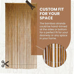 Vietbud Décor Natural Bamboo Beaded Curtains - Image 4