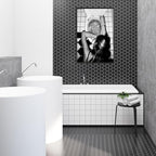 Funny Bathroom Wall Art Black and White posters Bar Disco Party prints painting - Image 7
