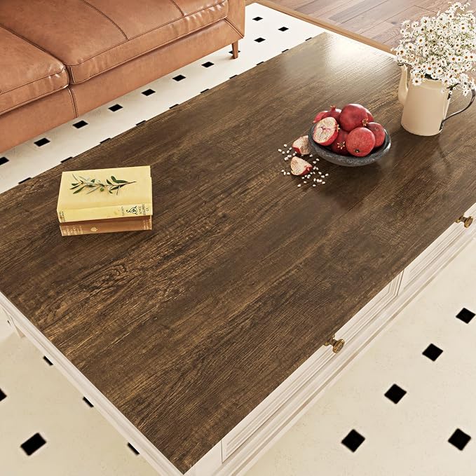 WESTICK 24"x394" Large Brown Wood Contact Paper Kitchen Countertop Peel and - Image 3