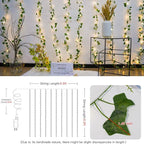 suddus 200 LED Vine with Light Plug in, 6.5ft x 6.5ft Ivy Fairy Curtain Lights - Image 6