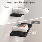 QEEIG 10" Deep Floating Shelves - Image 3