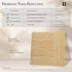 Soon Global Acoustical Wall Panels, 6-Piece 23.62 X 23.62 Inches Art Acoustic - Image 6