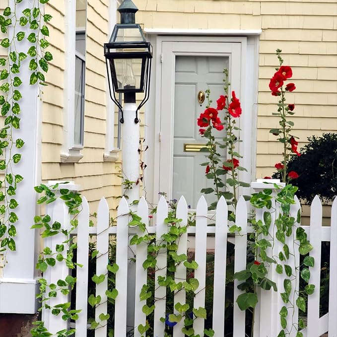 CQURE 72 Pack 504Ft Artificial Ivy Garland, Fake Vines UV Resistant Greenery - Image 3