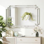 Rectangular Large Decorative Wall Mirror - Image 5