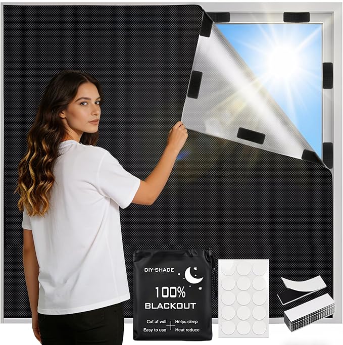 Blackout Blinds 118" x 57", 100% Blackout Curtains by Unknown