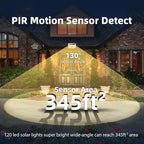 HMCITY 120 LED Solar Lights Outdoor - Image 6