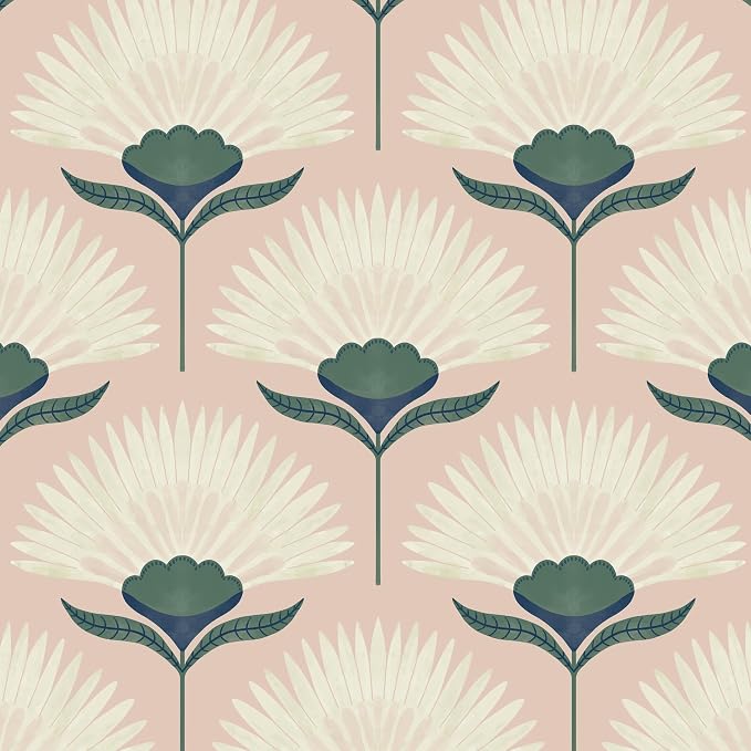 CiCiwind Vintage Wallpaper Peel and Stick Botanical Contact Paper Boho Wall by CiCiwind