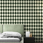 Simon&Siff Retro Peel and Stick Wallpaper Black and Green Wallpaper Vintage - Image 7