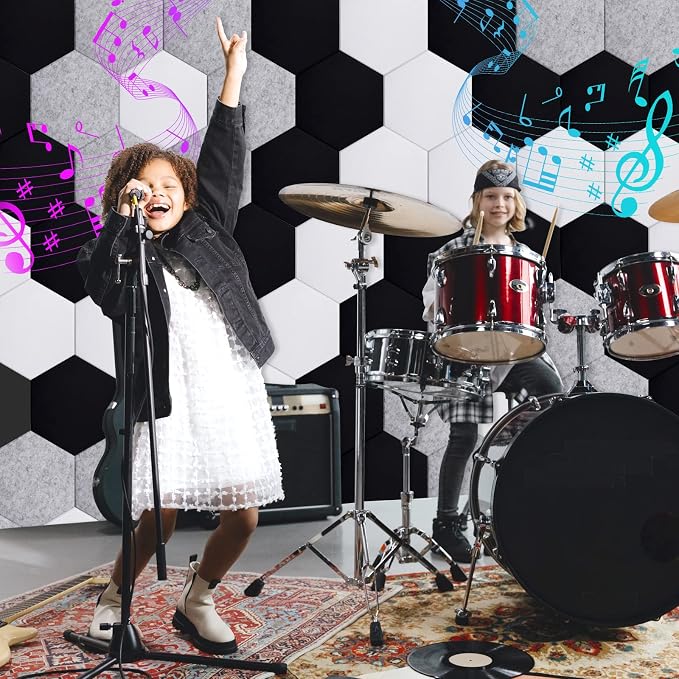 18 Pack Hexagon Acoustic Panels - Image 7