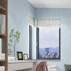 Haimin Grasscloth Wallpaper Textured 24in X 393in Fabric Contact Paper Light - Image 7