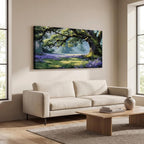 Ardemy Giant Tree Forest Canvas Wall Art 40"x20" Picture – Sunlit Landscape - Image 5