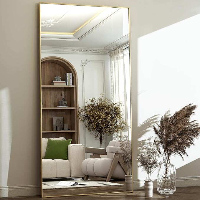 GLSLAND 71"x31" Full Length Mirror Extra Large Hanging or Leaning Rectangle - Image 8