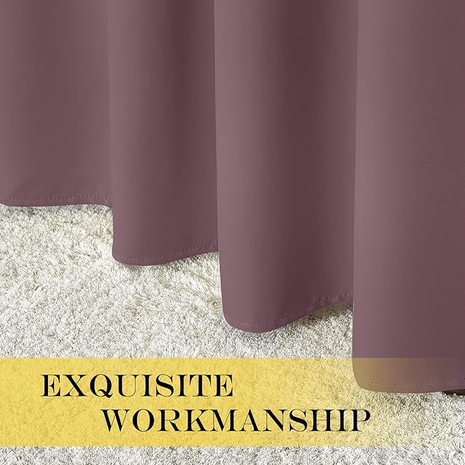 NICETOWN Blackout Window Curtain 90 inch Length - Image 6