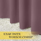 NICETOWN Dry Rose Blackout Curtains - Image 6