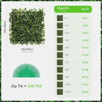 Luyue 12PCS 10”×10” Boxwood Panels, Artificial Grass Wall Panels Fake Greenery - Image 5