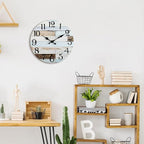 KECYET Wall Clock Battery Operated 16 Inch Silent Non-Ticking Coastal Country - Image 5