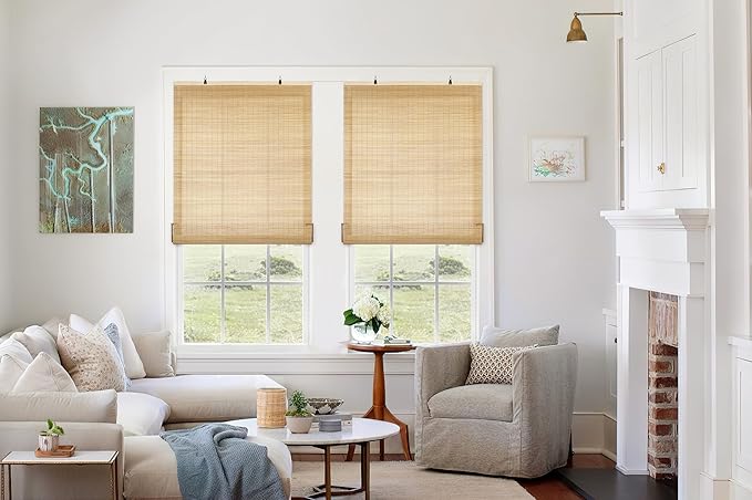 LazBlinds Cordless Bamboo Blinds, Roll Up Shades - Image 5