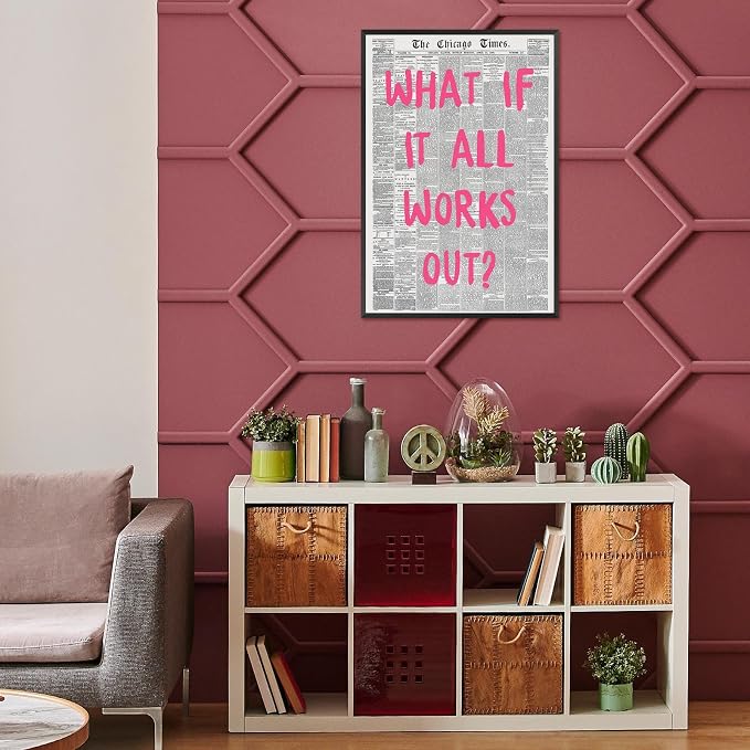 Liyark Retro Trendy Newspaper Canvas Wall Art - Image 7