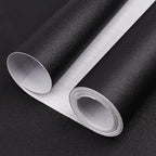 Black Peel and Stick Wallpaper, 15.7 X 157 inches Renter Friendly Wallpaper by Consine